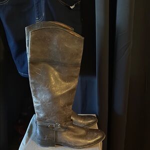 Brown Leather Riding Boots